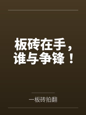 板砖在成语里的意思